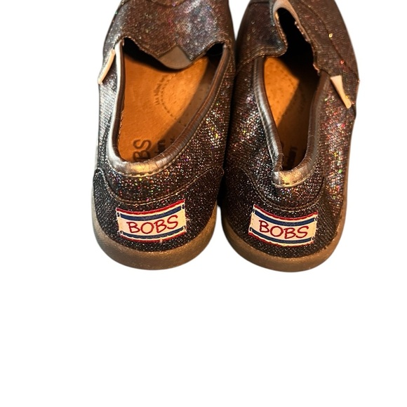 Bobs black Sparkly glitter Slip-On Shoes size 6.5 - Picture 8 of 9
